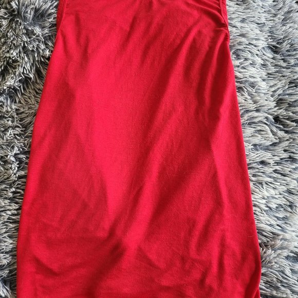 Red Tank Top Open Back - Picture 3 of 3